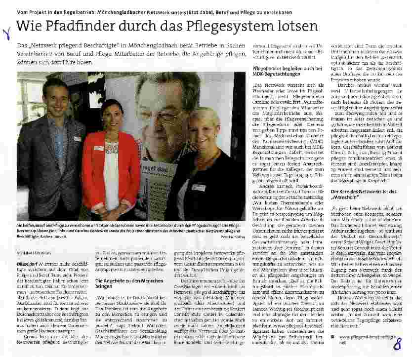 Vorschauseite 1: Wie Pfadfinder durch das Pflegesystem lotsen