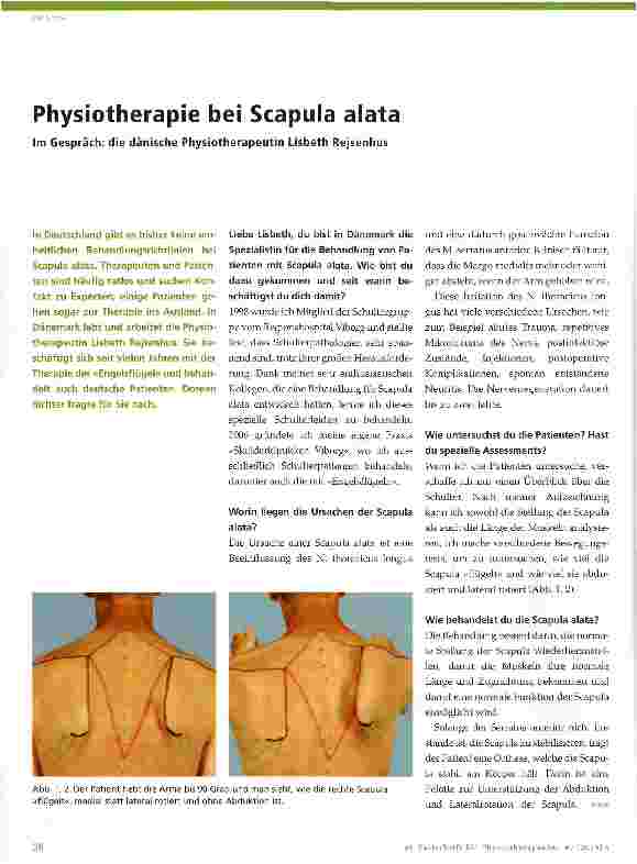 Vorschauseite 1: Physiotherapie bei Scapula alata
