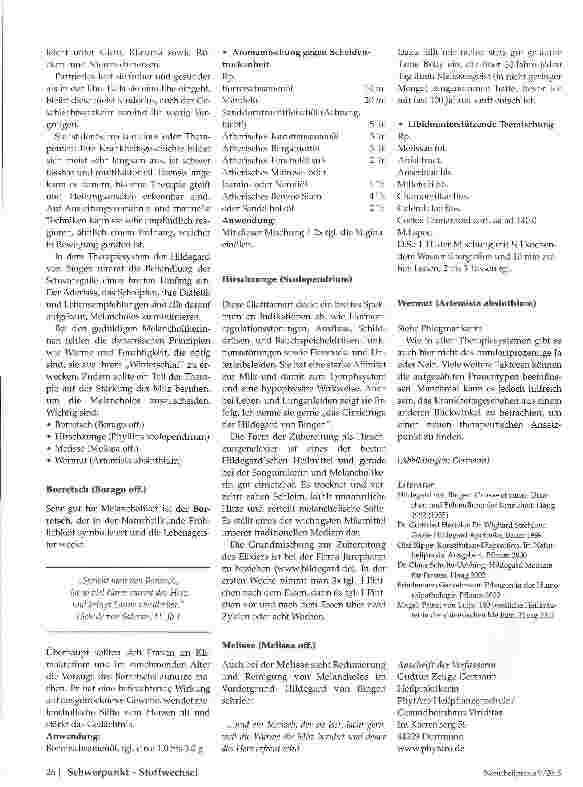 Vorschauseite 5: Frauentypen aus Sicht der Säftelehre Teil2: Phlegmatikerin und Melancholikerin