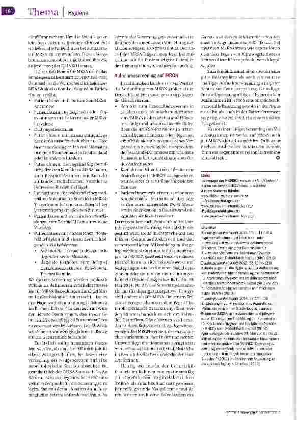 Vorschauseite 5: Hygiene in der Geburtshilfe