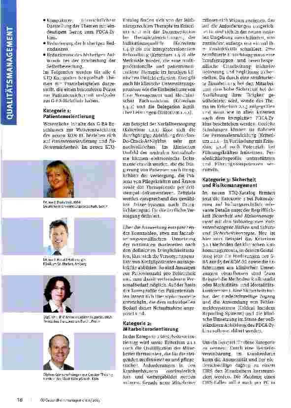 Vorschauseite 2: Das Beispiel KTQ-Zertifizierung