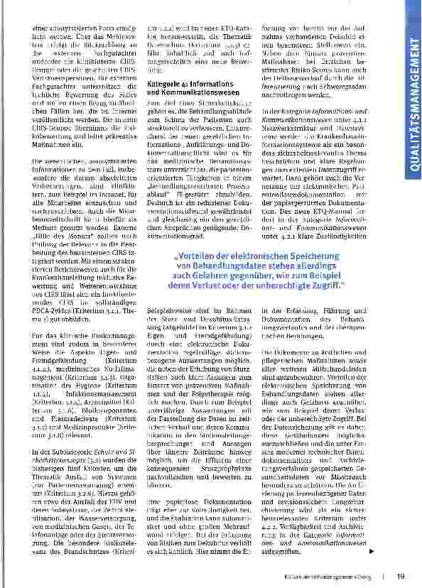 Vorschauseite 3: Das Beispiel KTQ-Zertifizierung