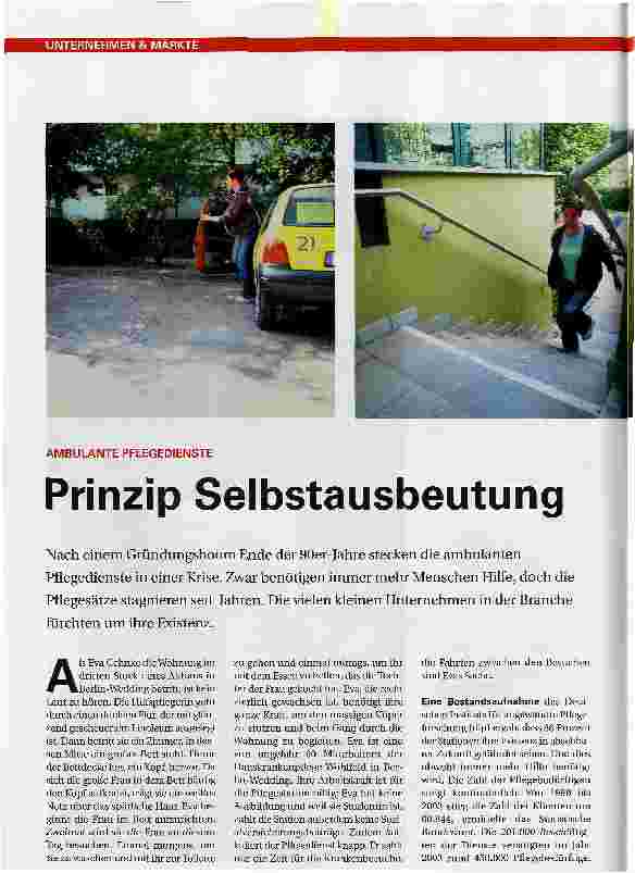 Vorschauseite 1: Prinzip Selbstausbeutung