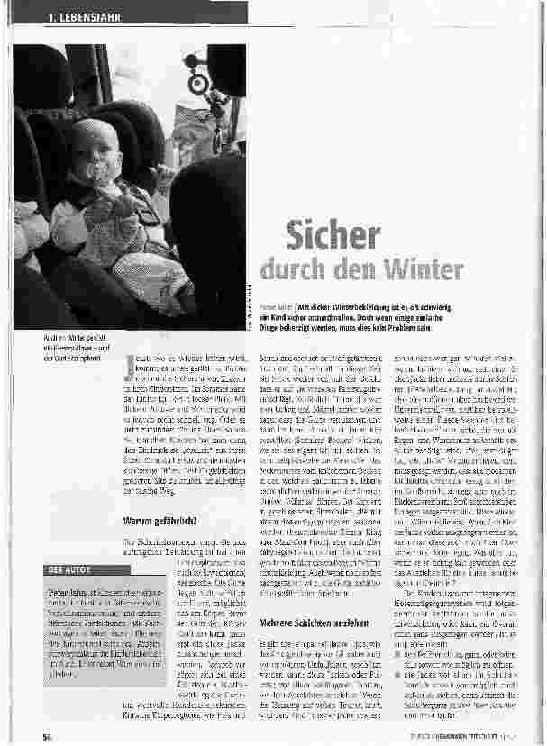 Vorschauseite 1: Sicher durch den Winter
