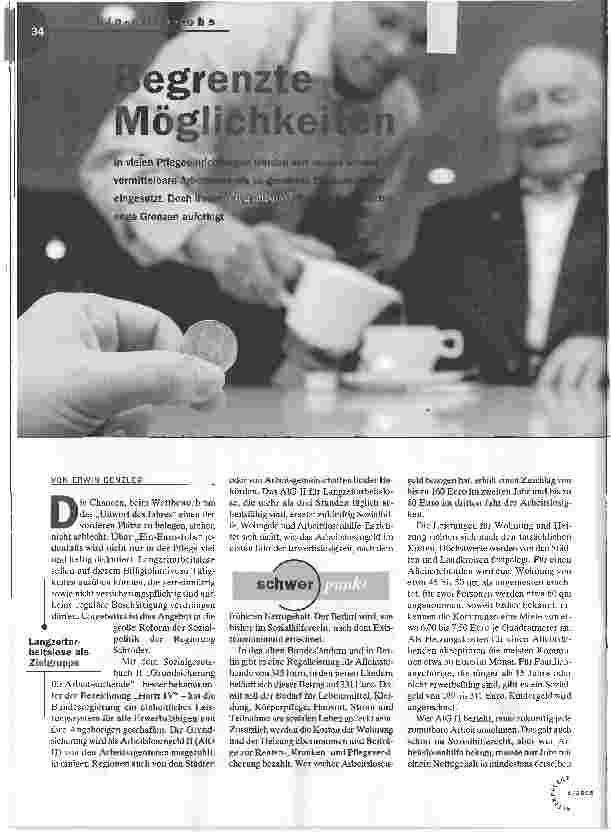 Vorschauseite 1: Begrenzte Möglichkeiten