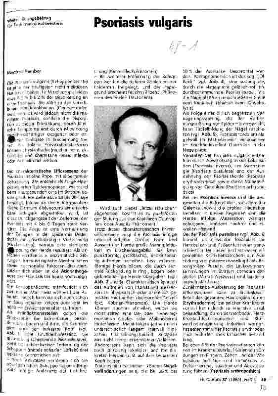 Vorschauseite 1: Psoriasis vulgaris