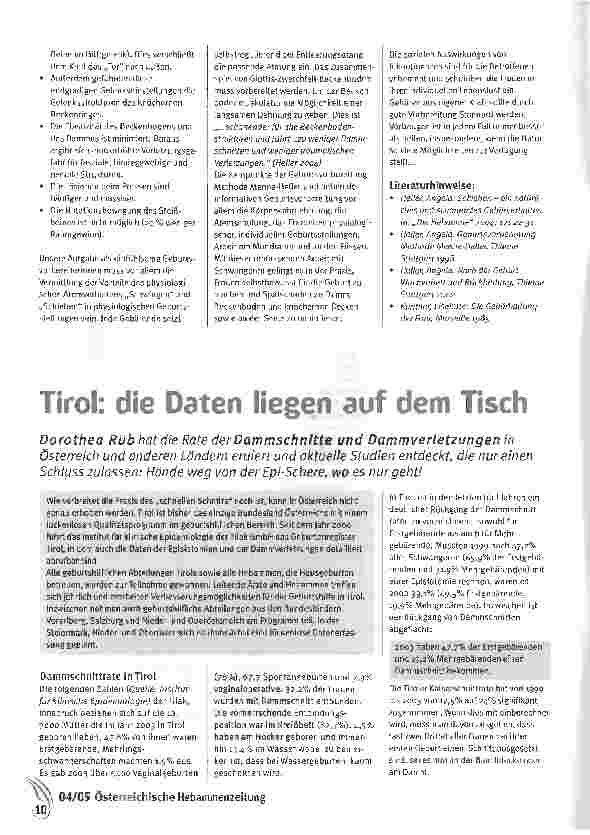 Vorschauseite 1: Tirol: die Daten liegen auf dem Tisch