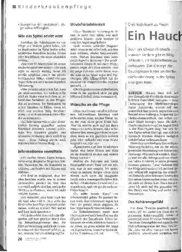 Vorschauseite 3: Als Pflegende seid ihr Aussenstehende
