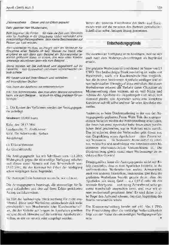 Vorschauseite 2: Apothekenwerbung - Internetportal für Apotheken