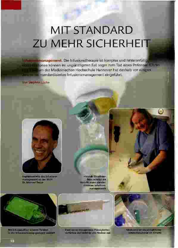 Vorschauseite 1: Mit Standard zu mehr Sicherheit