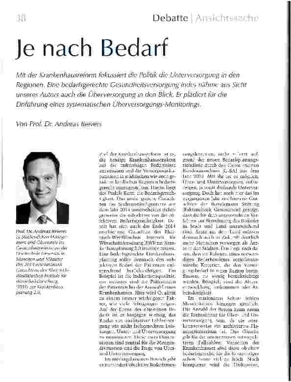 Vorschauseite 1: Je nach Bedarf