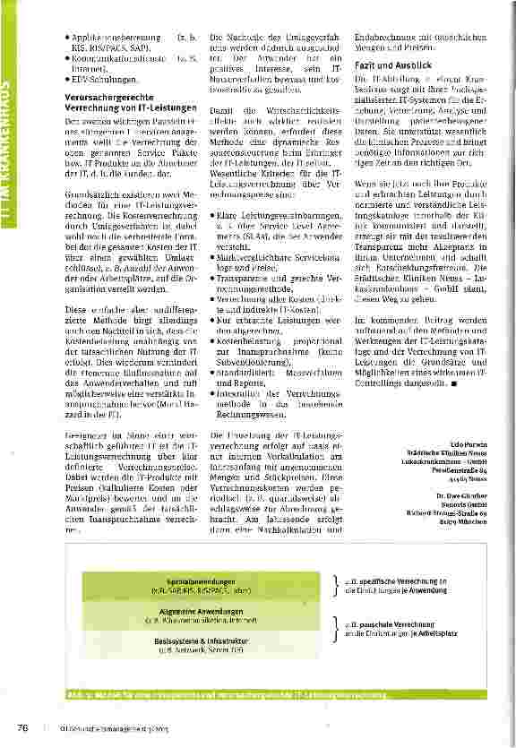 Vorschauseite 4: IT-Leistungskataloge und -Leistungsverrechnung Methoden und Werkzeuge zur Steuerung der Wirtschaftlichkeit in der IT (Teil 1)