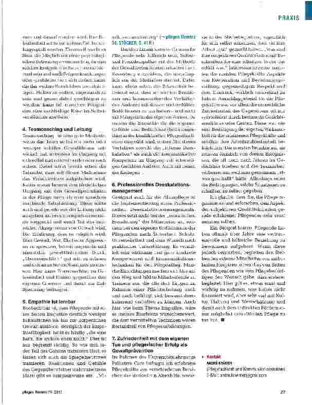Vorschauseite 4: Gewaltgefahr ist die Regel
