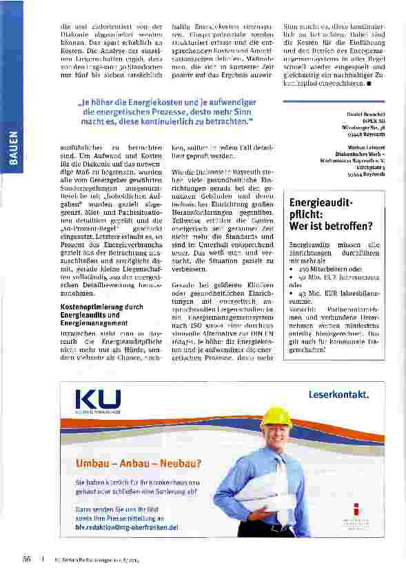 Vorschauseite 3: Energieauditpflicht in der Gesundheitswirtschaft