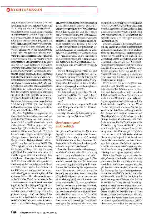 Vorschauseite 2: Grenzen und Nutzen des geplanten E-Health-Gesetzes