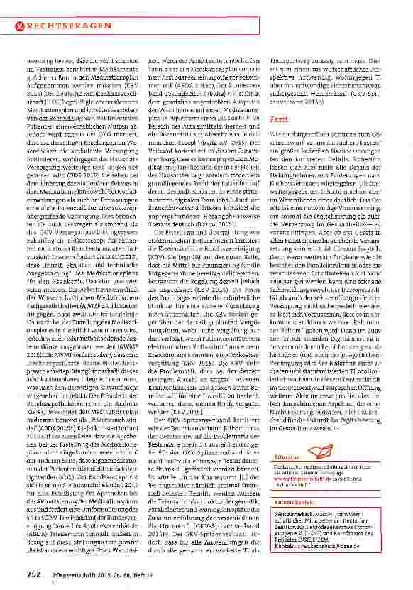 Vorschauseite 4: Grenzen und Nutzen des geplanten E-Health-Gesetzes