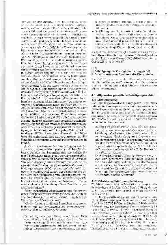 Vorschauseite 4: Beteiligungsrechtliche Probleme bei der Privatisierung