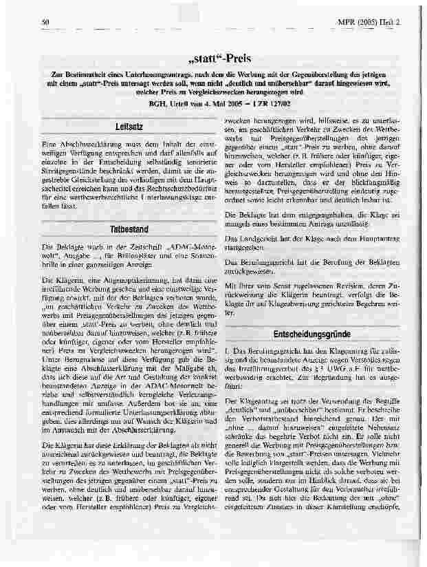 Vorschauseite 1: statt-Preis