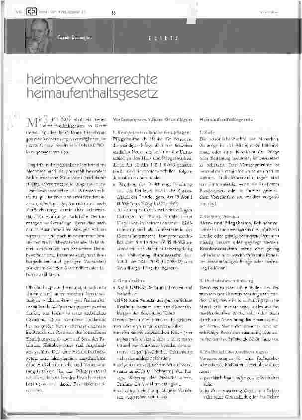 Vorschauseite 1: heimbewohnerrechte heimaufenthaltsgesetz