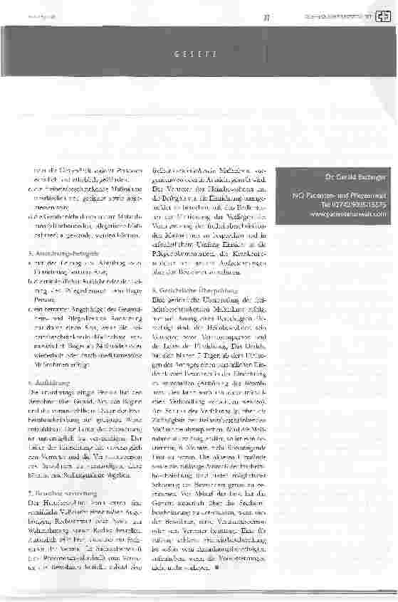 Vorschauseite 2: heimbewohnerrechte heimaufenthaltsgesetz