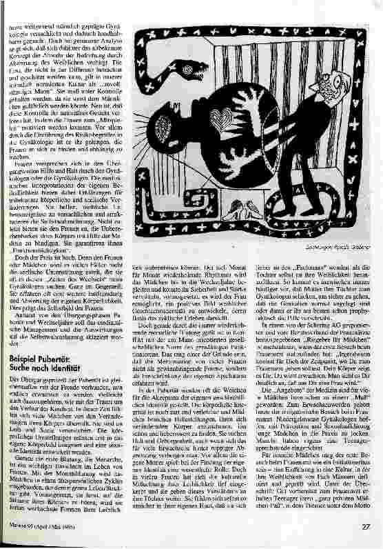 Vorschauseite 2: Moderne Rituale Der medizinische Blick auf Pubertät und Wechseljahre