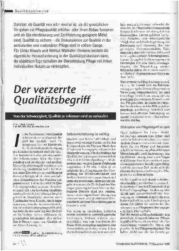 Vorschauseite 1: Der verzerrte Qualitätsbegriff Von der Schwierigkeit, Qualität zu erkennen und zu verkaufen