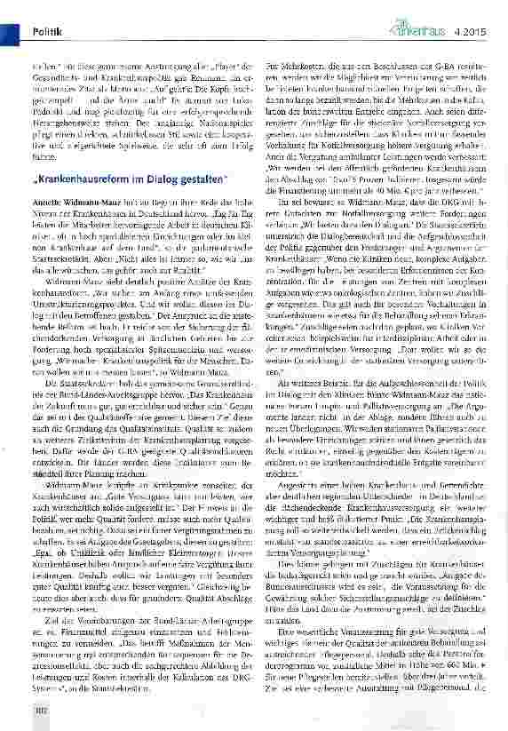 Vorschauseite 2: DKC-Frühlingsempfang 2015: „Probleme erkannt und benannt.
