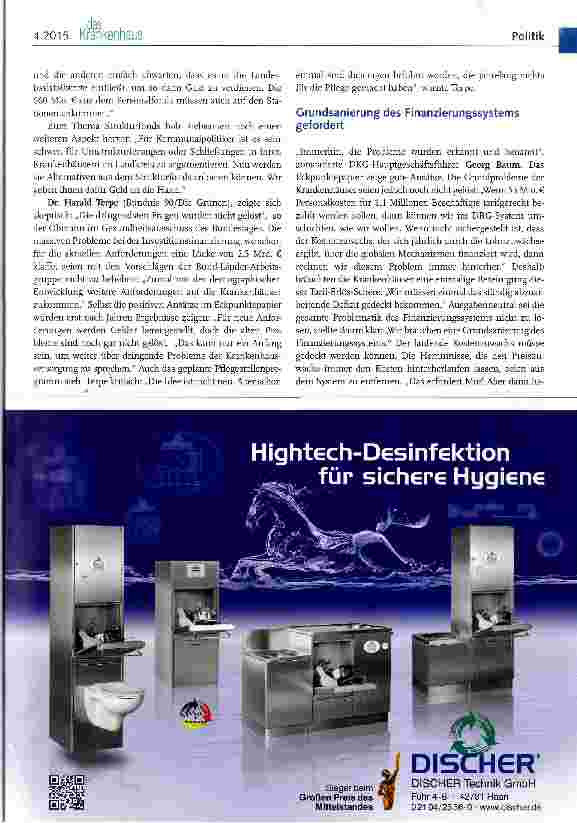 Vorschauseite 4: DKC-Frühlingsempfang 2015: „Probleme erkannt und benannt.