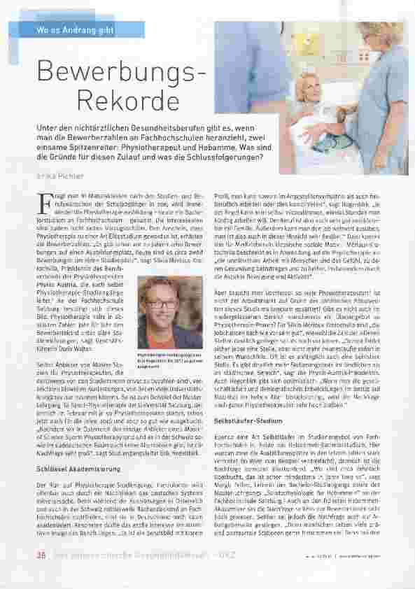 Vorschauseite 1: Bewerbungs-Rekorde
