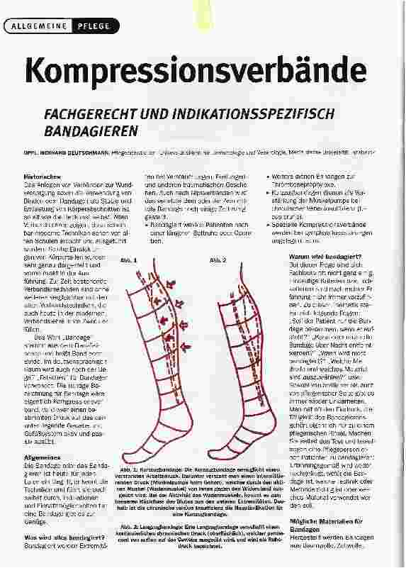 Vorschauseite 1: Kompressionsverbände