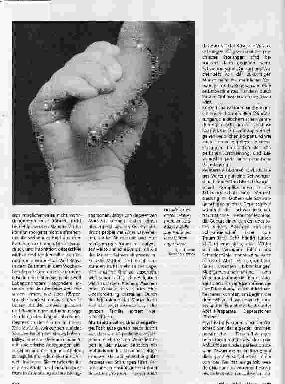 Vorschauseite 3: Wochenbettdepression ist kein Baby Blues