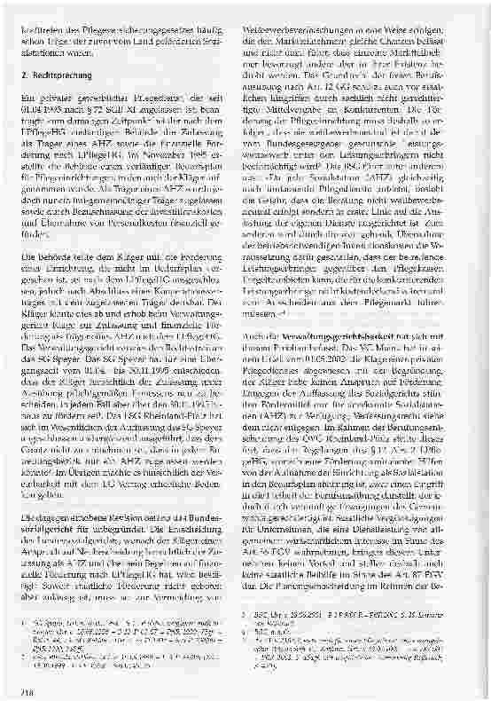 Vorschauseite 2: Wettbewerbsneutrale Förderung - Ende der Förderung?