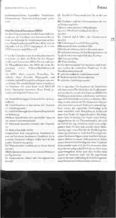 Vorschauseite 4: Positionspapier zur MDS Grundsatzstellungnahme Ernährung und Flüssigkeitsversorgung älterer Menschen