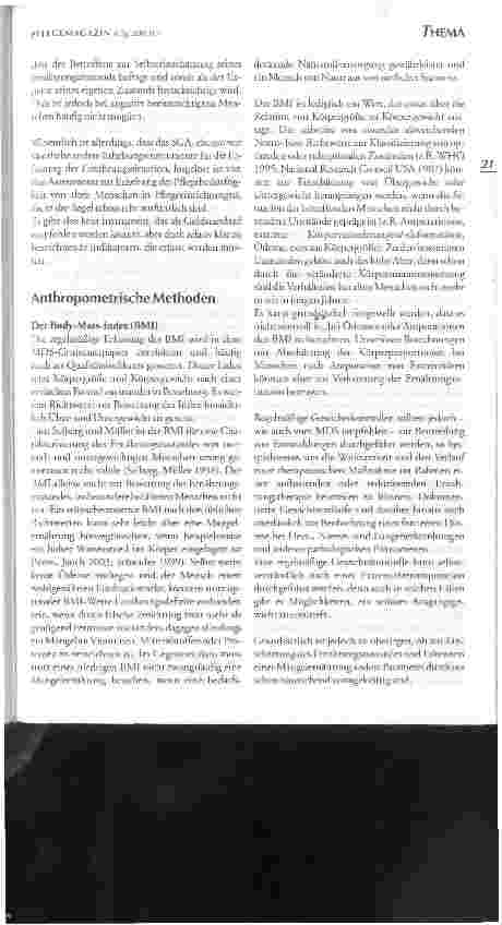 Vorschauseite 6: Positionspapier zur MDS Grundsatzstellungnahme Ernährung und Flüssigkeitsversorgung älterer Menschen