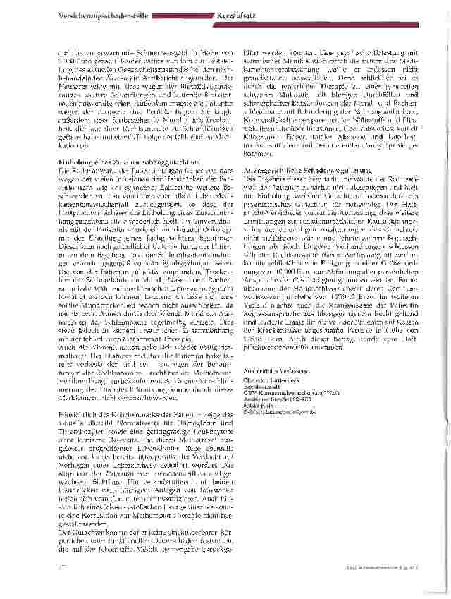 Vorschauseite 2: Medikamentenverwechslung mit dramatischen Folgen