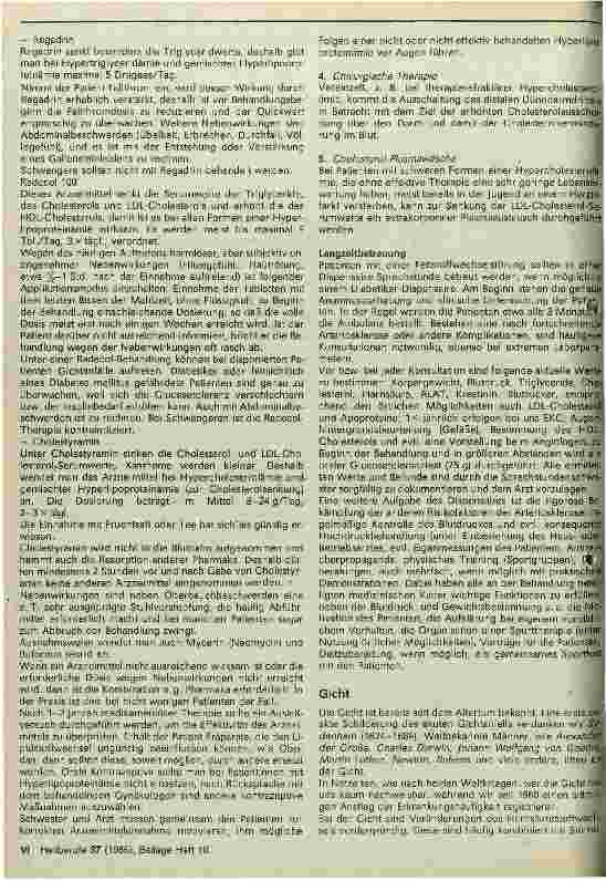 Vorschauseite 6: Fettstoffwechselstörungen und Gicht