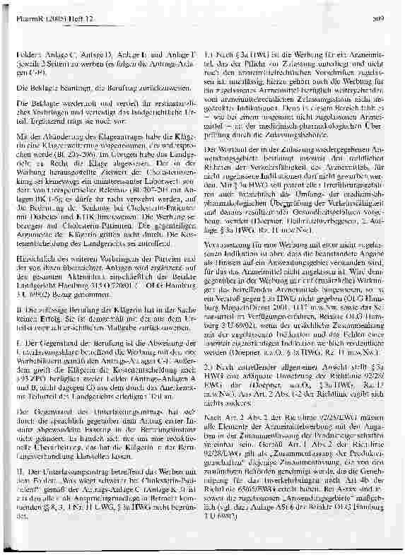 Vorschauseite 4: Werben für nicht zugelassene Indikation