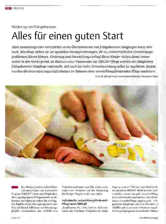 Vorschauseite 1: Alles für einen guten Start