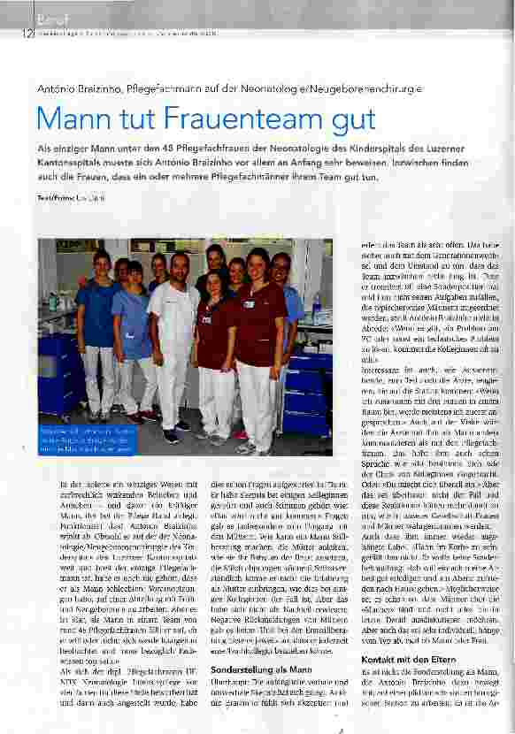 Vorschauseite 1: Mann tut Frauenteam gut