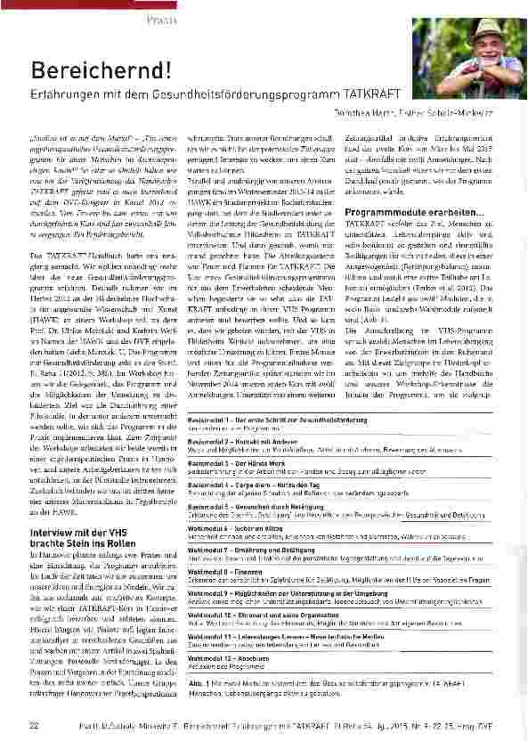 Vorschauseite 1: Bereichernd!