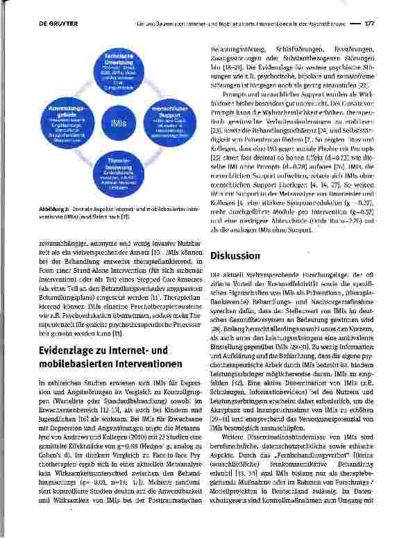 Vorschauseite 2: Internetund Mobilebasierte Interventionen in der Psychotherapie