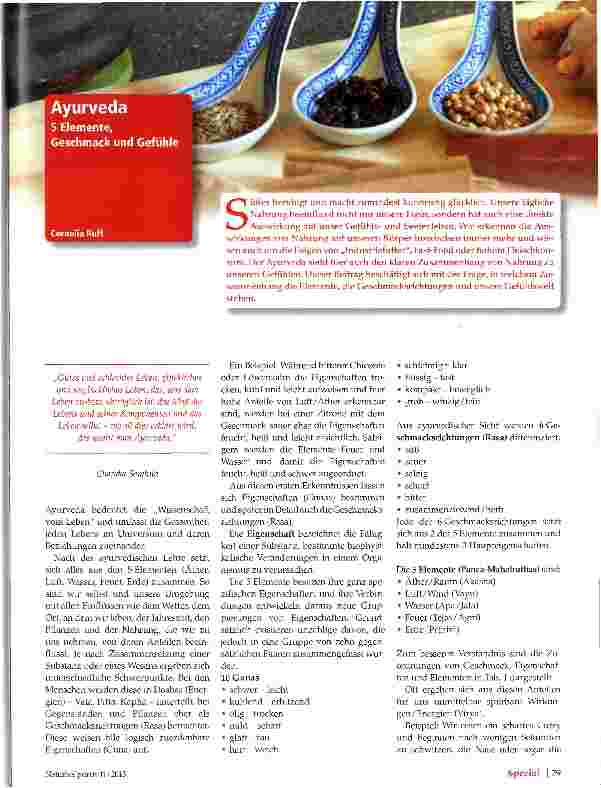Vorschauseite 1: Ayurveda