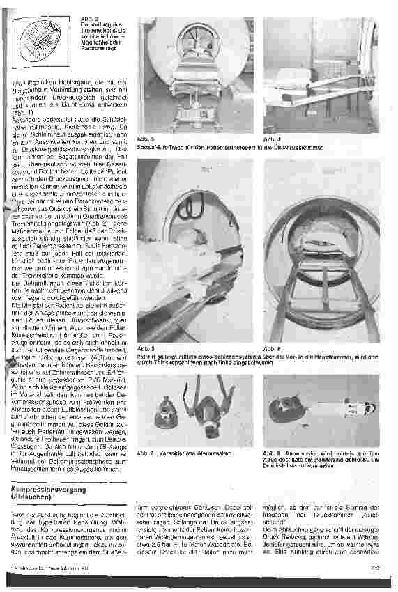 Vorschauseite 2: Die hyperbare Medizin - Möglichkeiten und Grenzen der Sauerstoff- Überdrucktherapie (3.Folge)