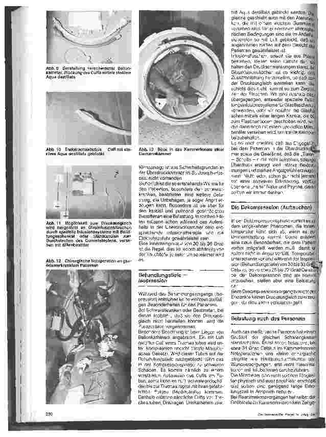 Vorschauseite 3: Die hyperbare Medizin - Möglichkeiten und Grenzen der Sauerstoff- Überdrucktherapie (3.Folge)