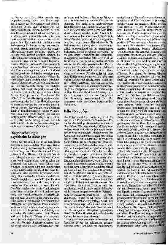 Vorschauseite 3: ... sie schaffts ja sonst nicht alleine. Kinder und Jugendliche in der häuslichen Pflege