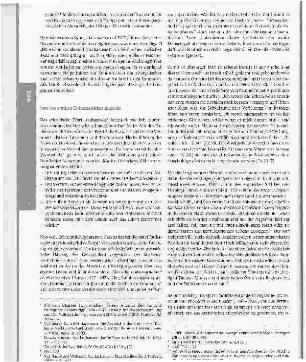 Vorschauseite 2: Von der Euthanasie zur Ermordung Behinderterund Kranker - Historische Hintergründe undtheologische Konsequenzen