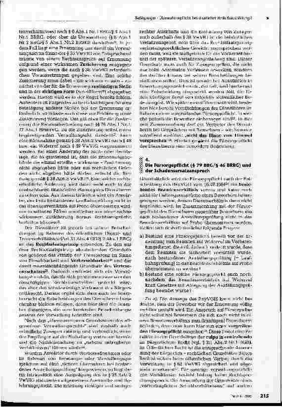 Vorschauseite 3: Übernahmepflicht bei staatlicher Bedarfsausbildung ?