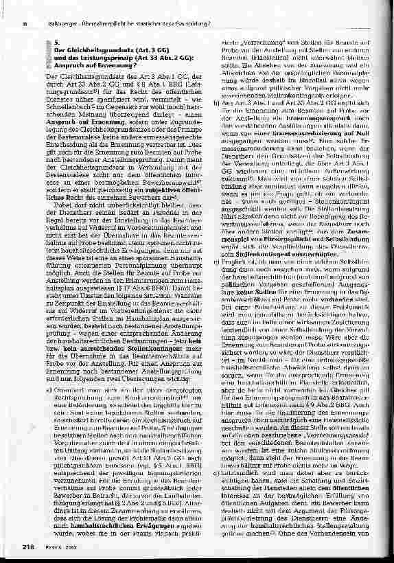 Vorschauseite 6: Übernahmepflicht bei staatlicher Bedarfsausbildung ?