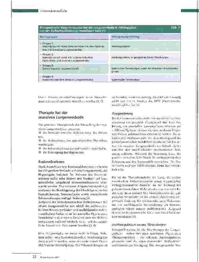 Vorschauseite 3: Massive LungenembolieFrühe Lyse rettet Leben
