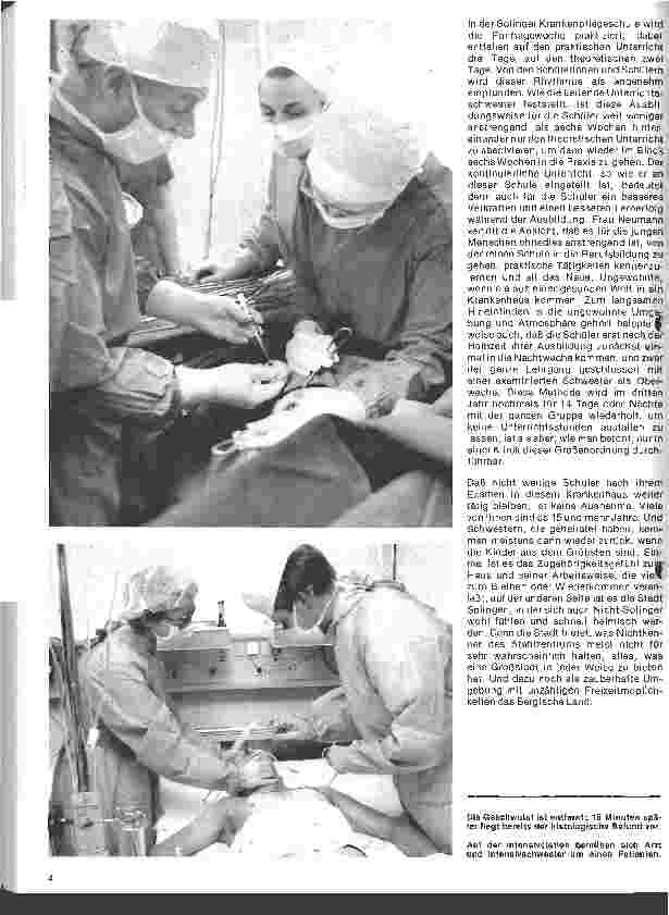 Vorschauseite 3: Das Städtische Krankenhaus Solingen